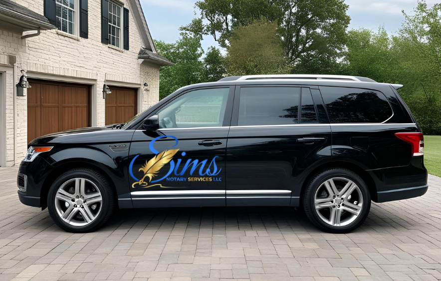 Sims Notary Mobile Vehicle